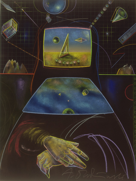 Computer age Mona Lisa&nbsp;&nbsp;&nbsp;&nbsp;1983 &nbsp;&nbsp;&nbsp;&nbsp;(Print, USA)